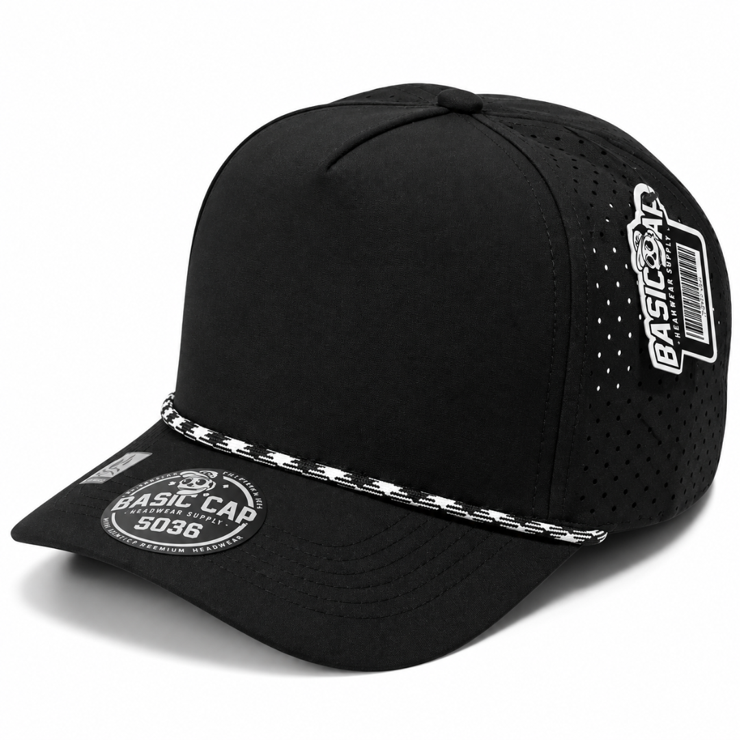 Basic Cap 5036 Waterproof Laser Cut con Cuerda