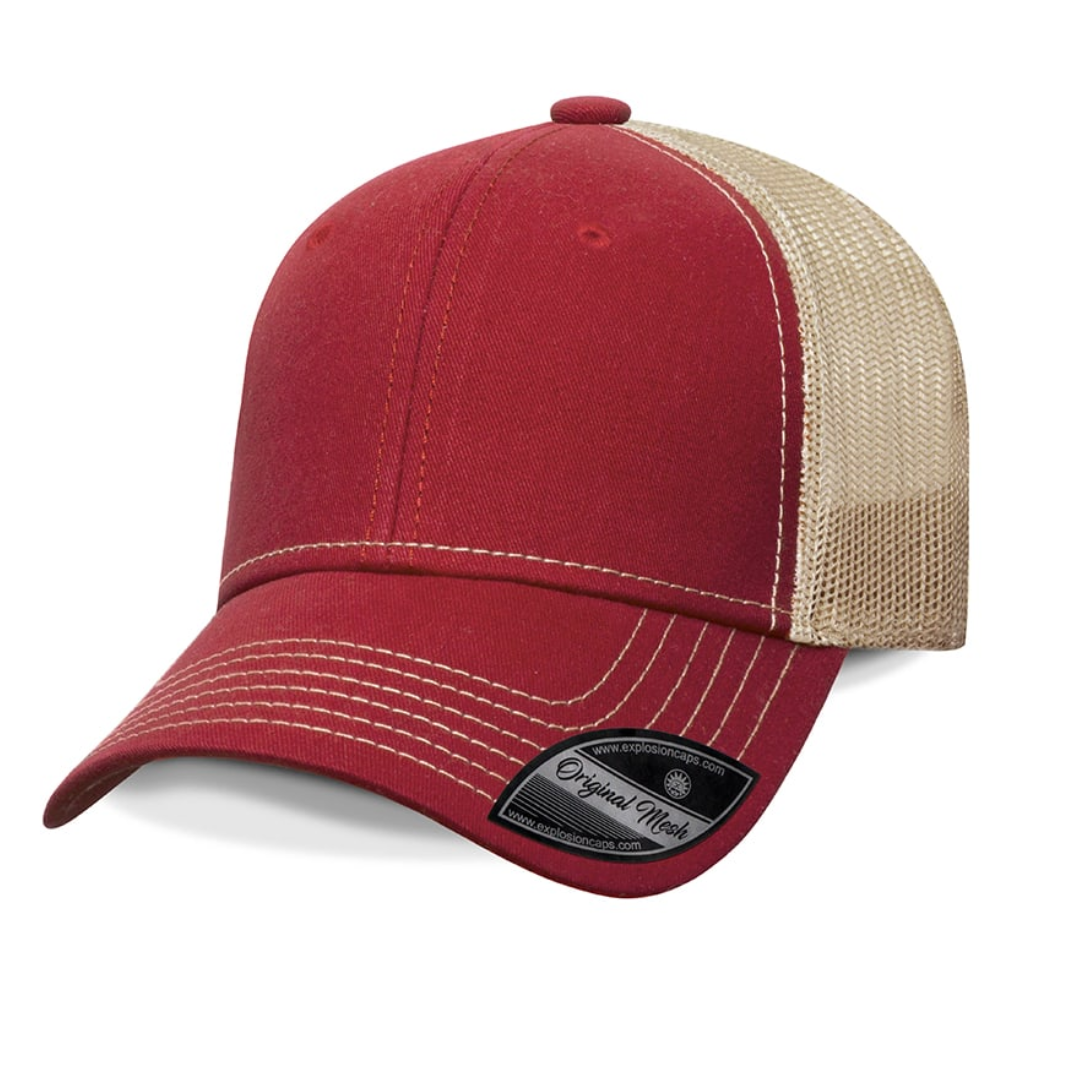 Gorra Trucker 2 Tonos (Explosion "Pólvora")